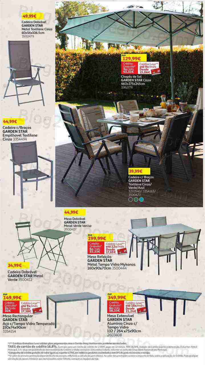 Antevisão Folheto AUCHAN Especial Jardim Promoções de 10 maio a 30 julho