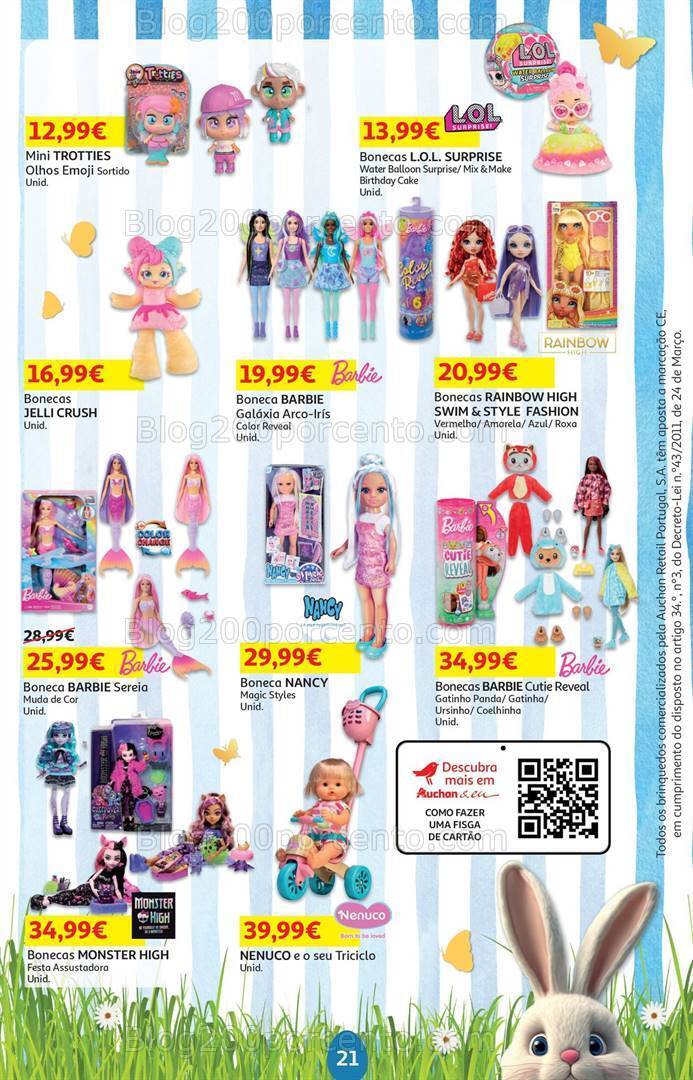 Antevisão Folheto AUCHAN Bazar Páscoa Promoções de 14 a 31 março