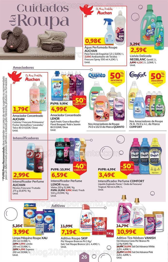 Antevisão Folheto AUCHAN Páscoa + Promoções de 14 a 31 março