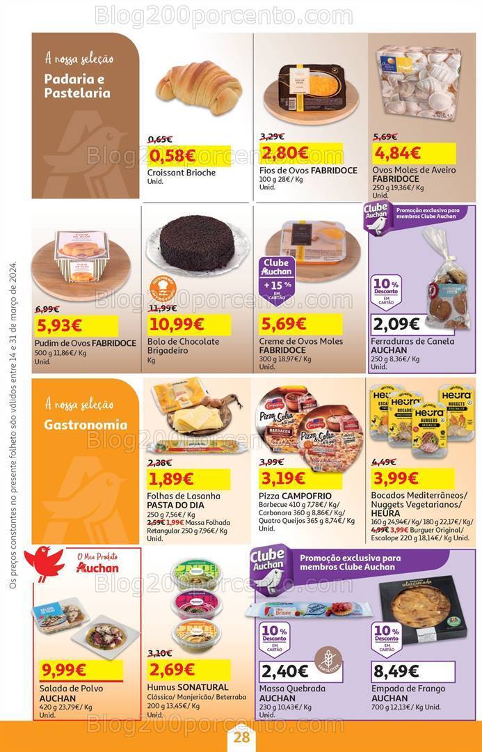Antevisão Folheto AUCHAN Páscoa + Promoções de 14 a 31 março