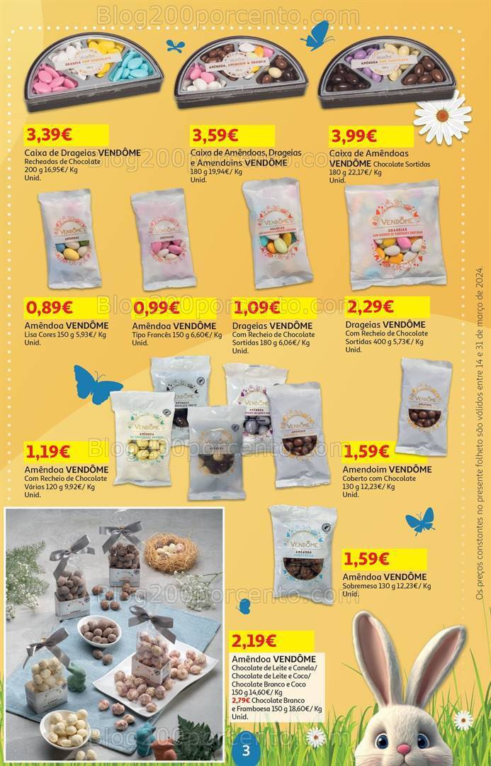 Antevisão Folheto AUCHAN Páscoa + Promoções de 14 a 31 março