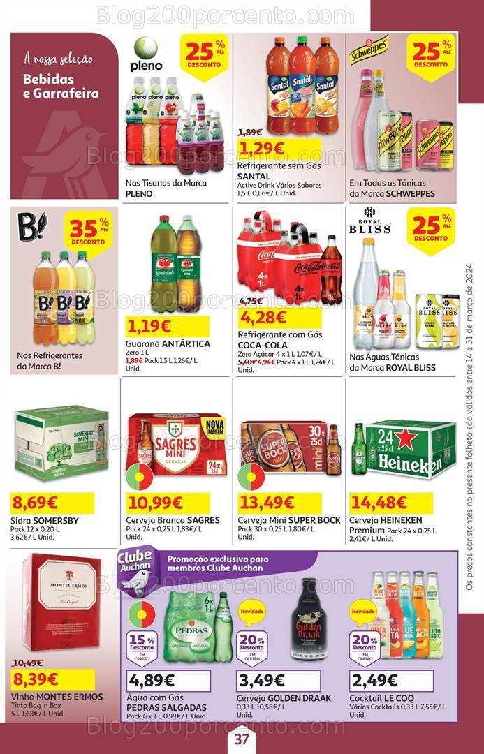Antevisão Folheto AUCHAN Páscoa + Promoções de 14 a 31 março