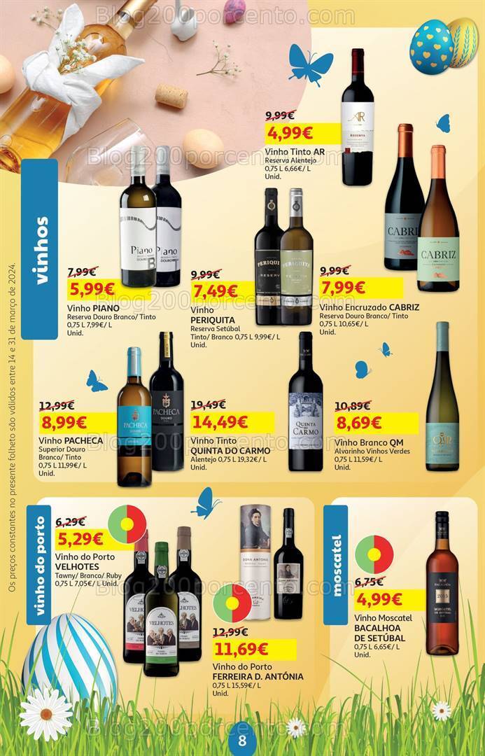 Antevisão Folheto AUCHAN Páscoa + Promoções de 14 a 31 março