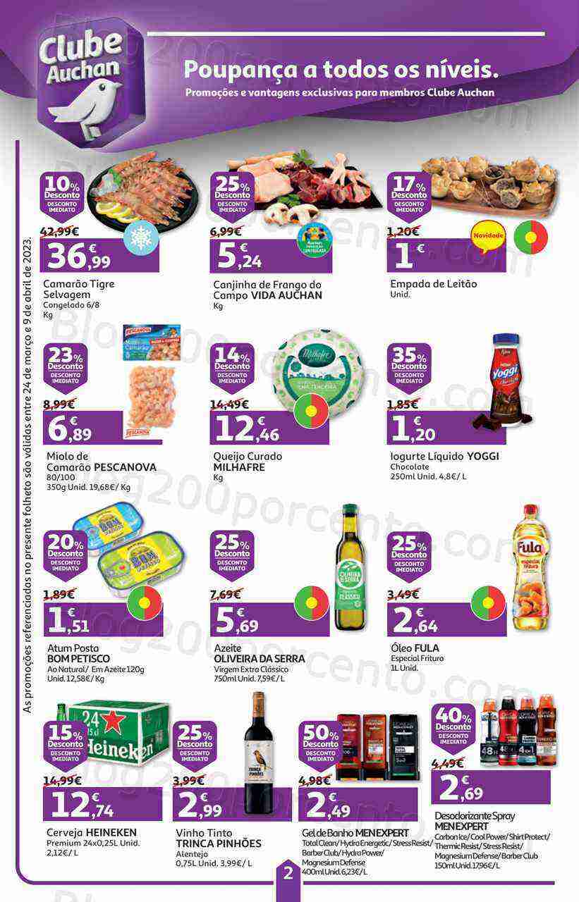 Antevisão Folheto AUCHAN Páscoa + Promoções de 24 março a 9 abril
