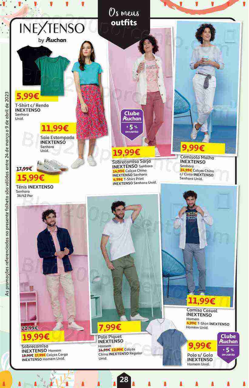 Antevisão Folheto AUCHAN Bazar Páscoa + Promoções de 24 março a 9 abril