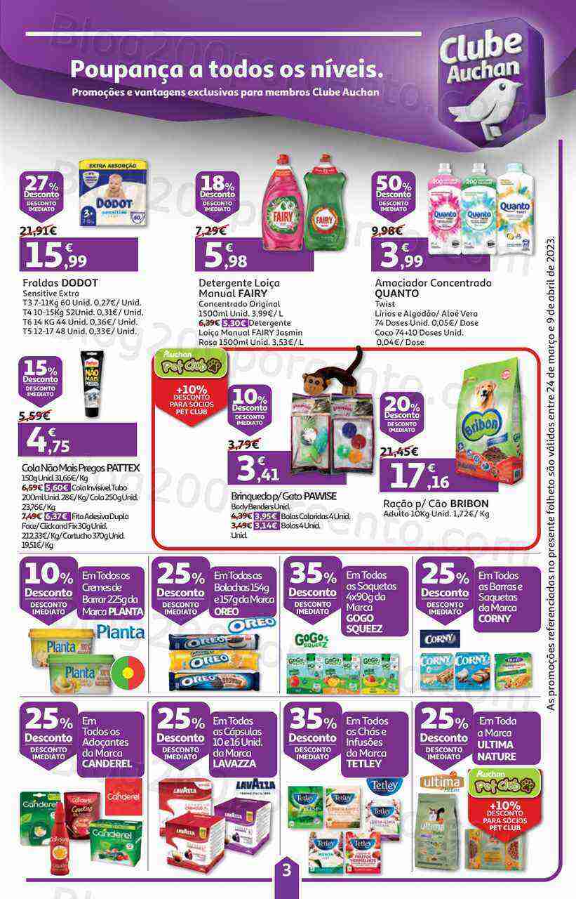 Antevisão Folheto AUCHAN Páscoa + Promoções de 24 março a 9 abril