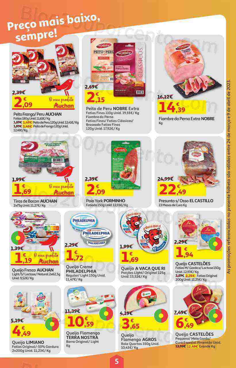 Antevisão Folheto AUCHAN Páscoa + Promoções de 24 março a 9 abril