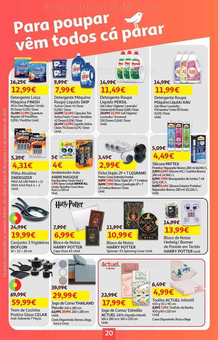 Antevisão Folheto AUCHAN Promoções de 18 agosto a 4 setembro