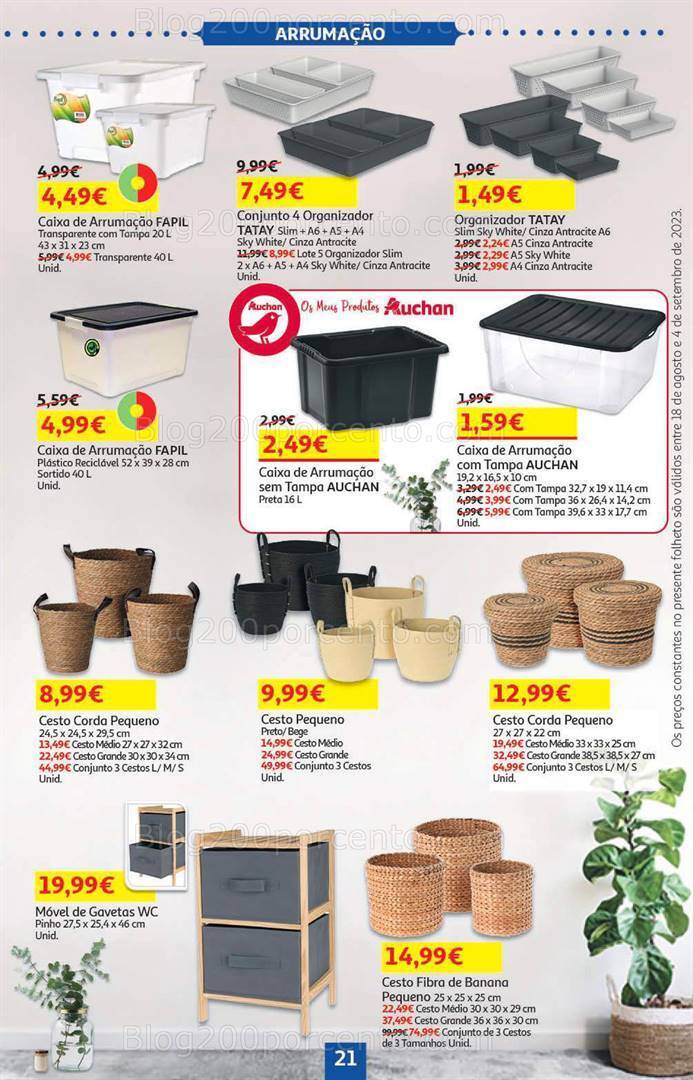 Antevisão Folheto AUCHAN Promoções de 18 agosto a 4 setembro