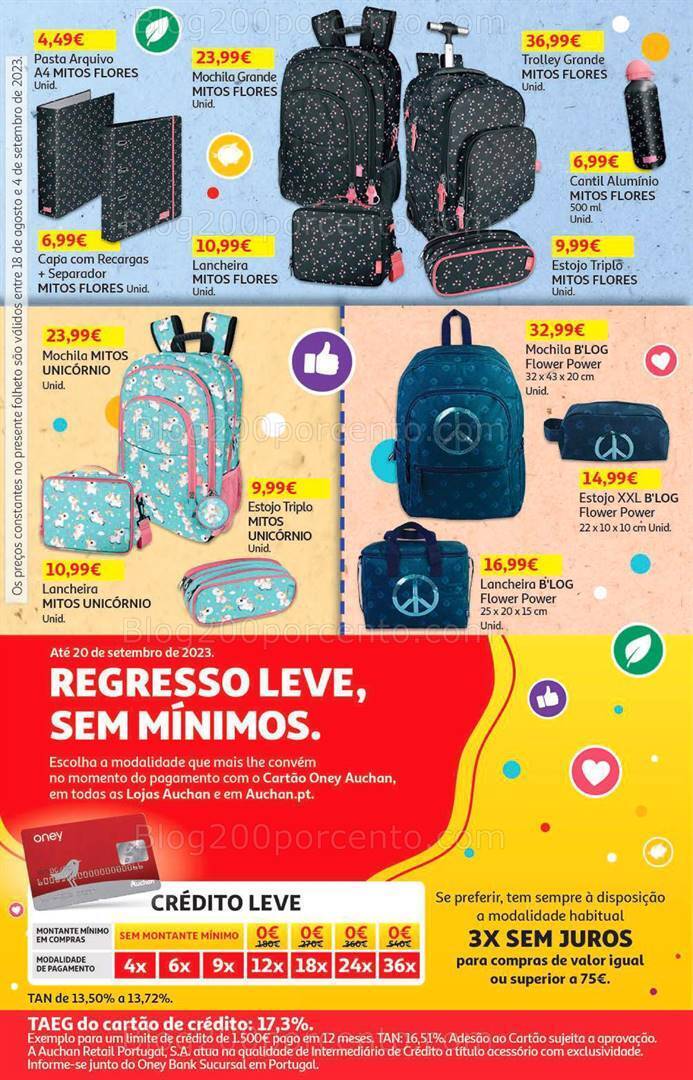 Antevisão Folheto AUCHAN Promoções de 18 agosto a 4 setembro