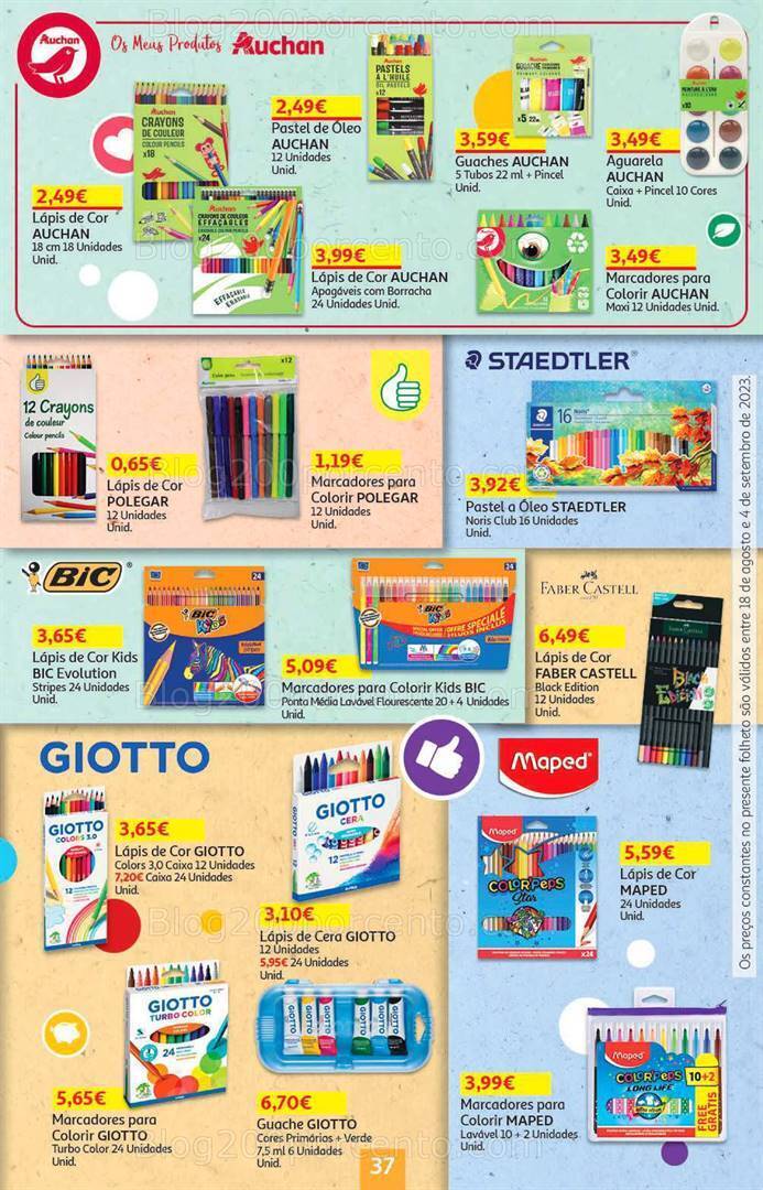Antevisão Folheto AUCHAN Promoções de 18 agosto a 4 setembro