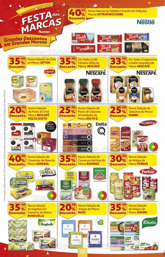 Antevisão Folheto AUCHAN Promoções de 7 a 20 setembro