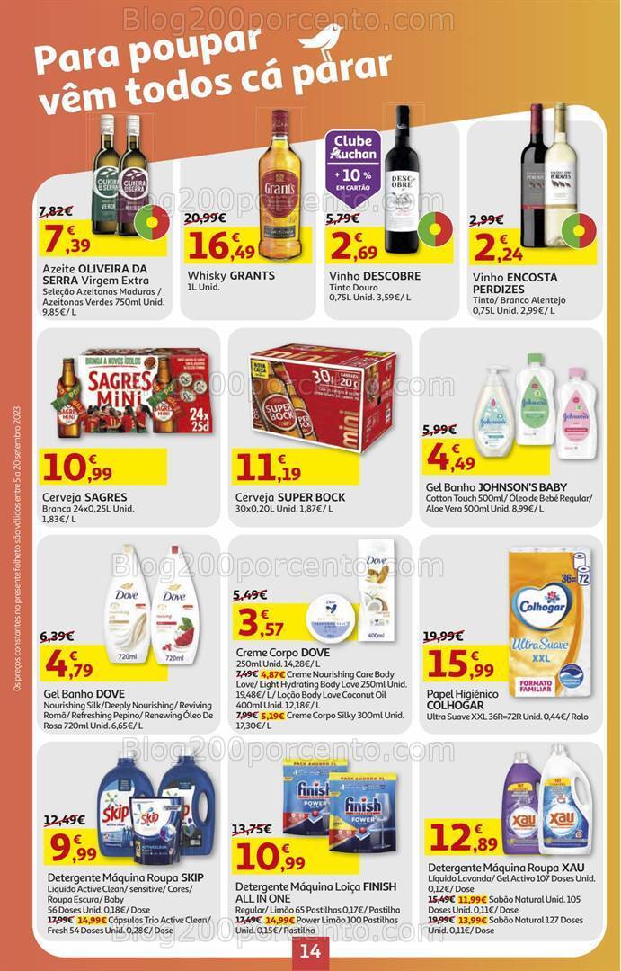 Antevisão Folheto AUCHAN Promoções de 7 a 20 setembro