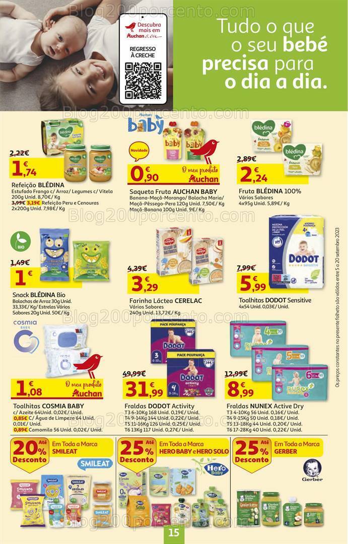 Antevisão Folheto AUCHAN Promoções de 7 a 20 setembro