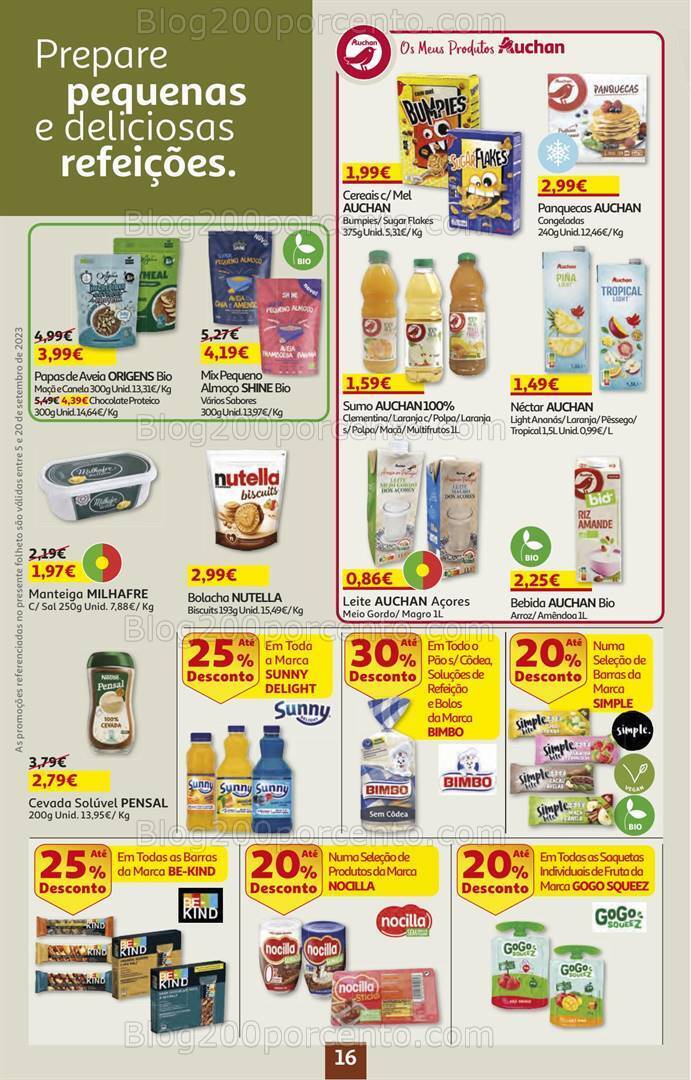 Antevisão Folheto AUCHAN Promoções de 7 a 20 setembro