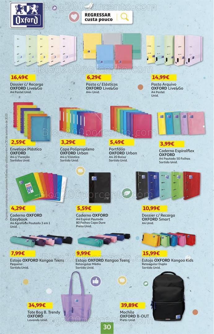 Antevisão Folheto AUCHAN Bazar Promoções de 5 a 20 setembro