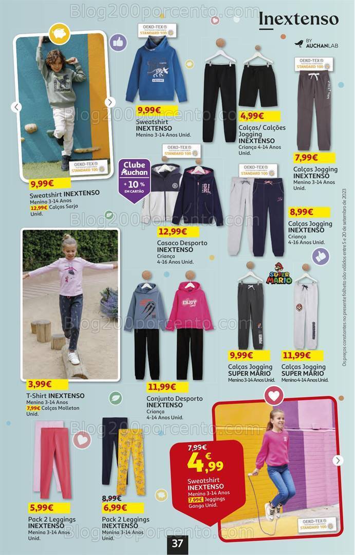 Antevisão Folheto AUCHAN Bazar Promoções de 5 a 20 setembro