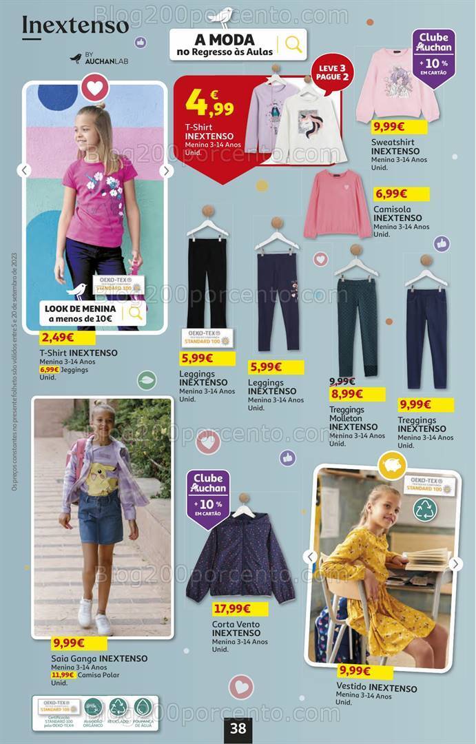 Antevisão Folheto AUCHAN Bazar Promoções de 5 a 20 setembro