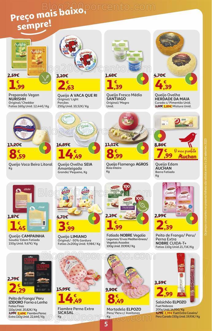 Antevisão Folheto AUCHAN Promoções de 7 a 20 setembro