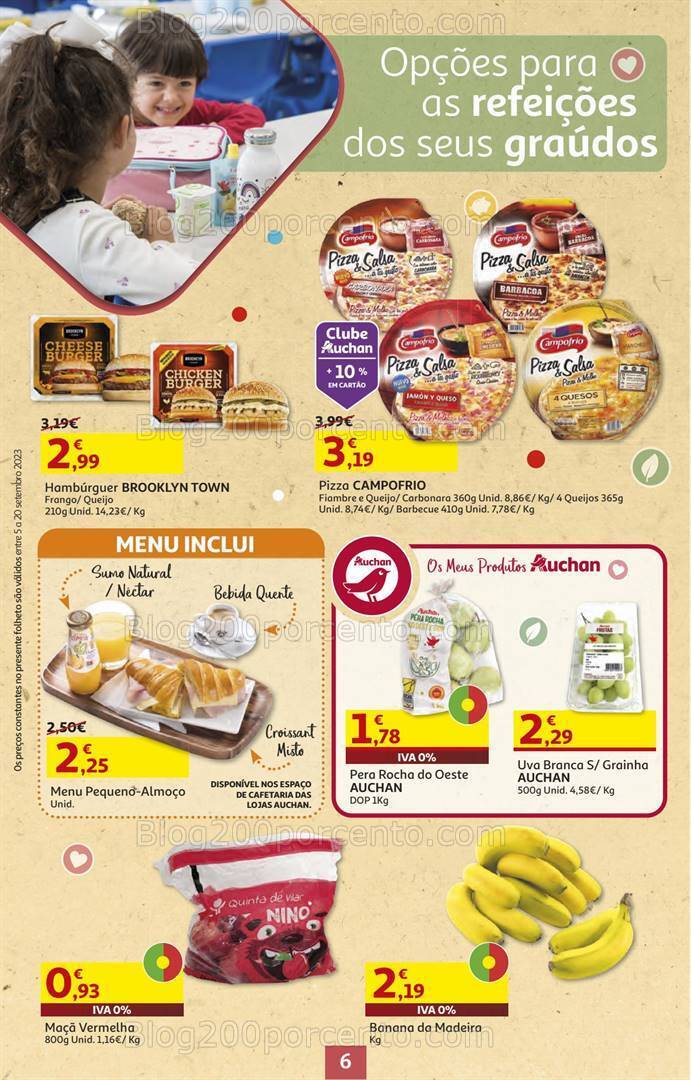Antevisão Folheto AUCHAN Promoções de 7 a 20 setembro
