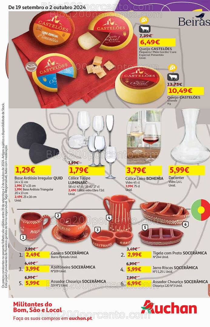 Antevisão Folheto AUCHAN Especial Sabores Promoções de 19 setembro a 2 outubro