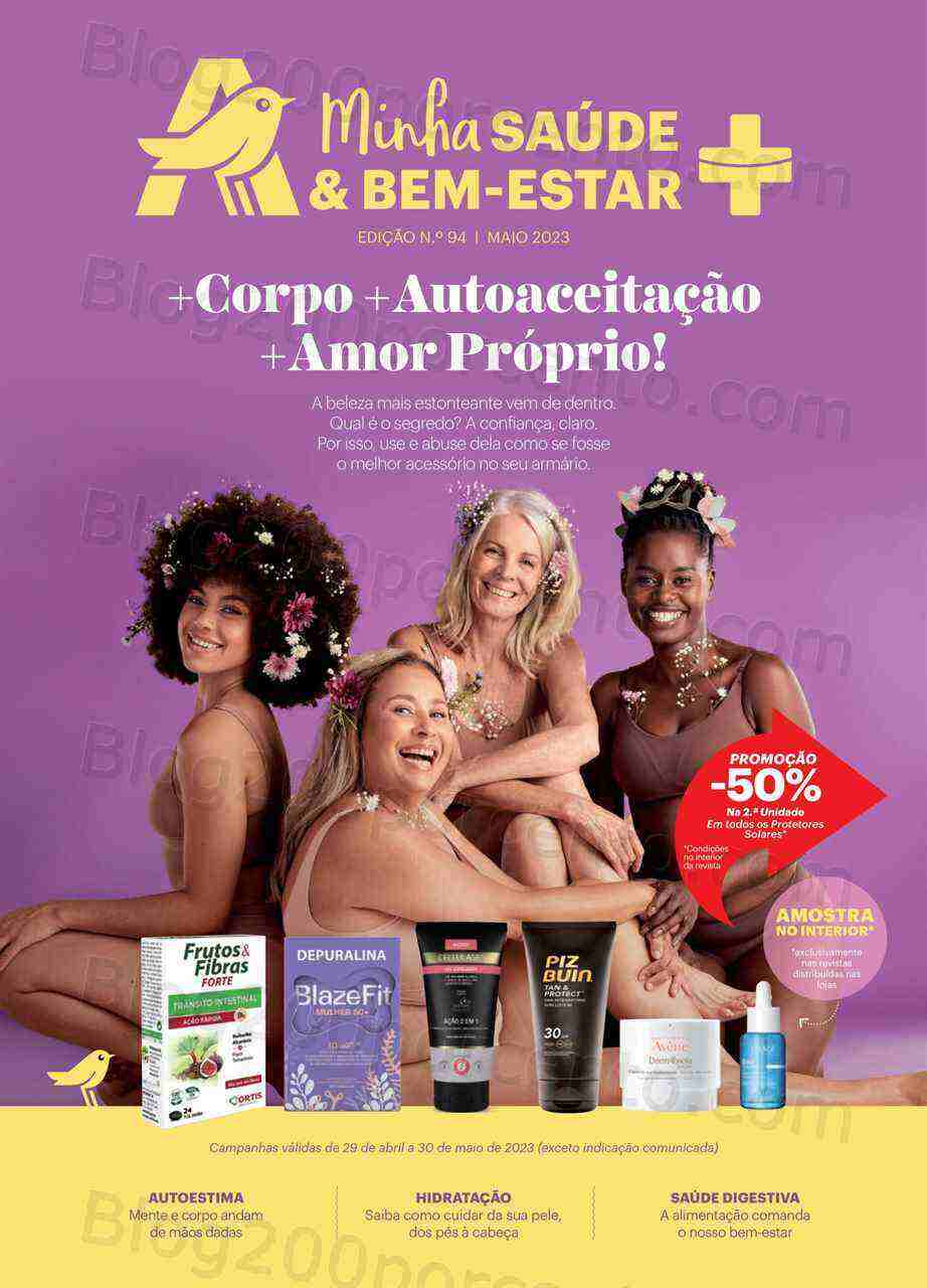 Antevisão Folheto AUCHAN Saúde e Bem-Estar Promoções de 29 abril a 30 maio