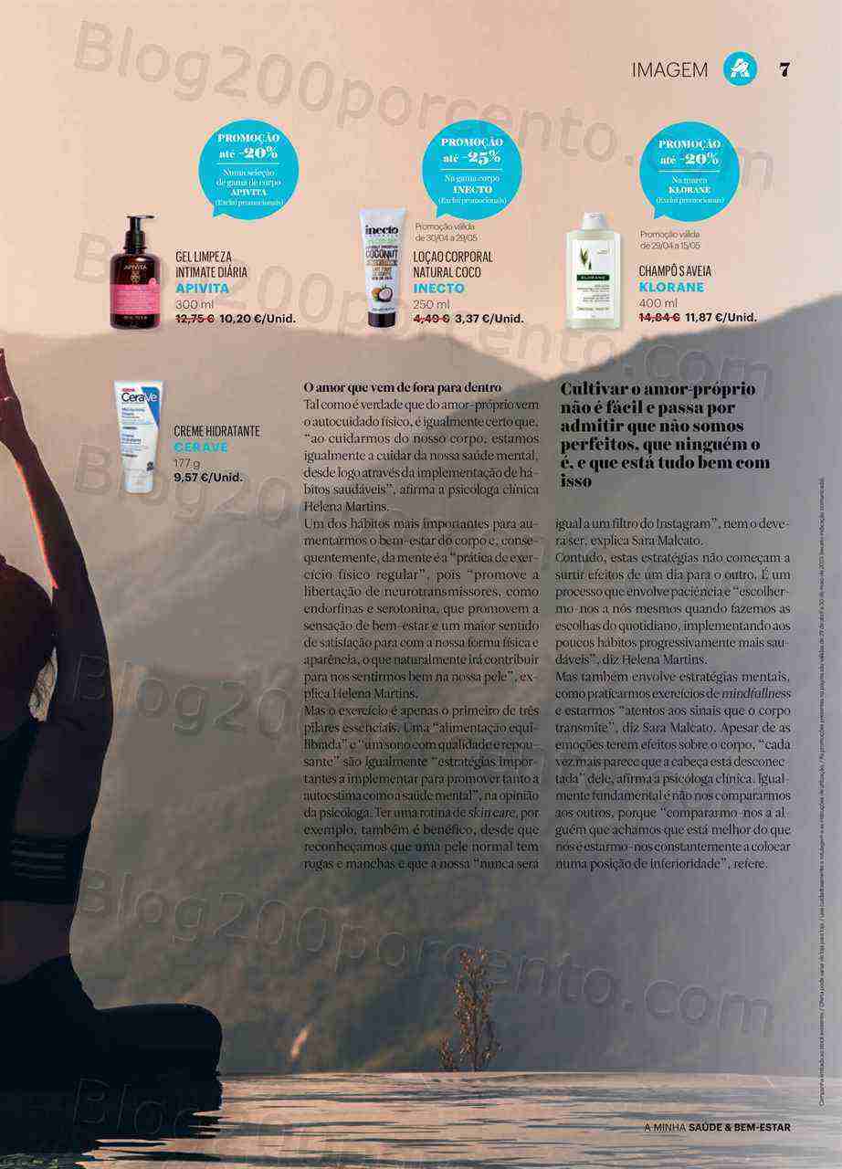 Antevisão Folheto AUCHAN Saúde e Bem-Estar Promoções de 29 abril a 30 maio