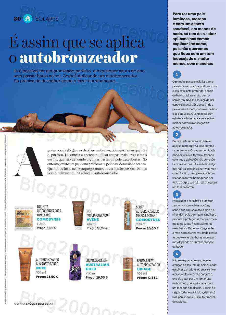 Antevisão Folheto AUCHAN Saúde e Bem-Estar Promoções de 29 abril a 30 maio