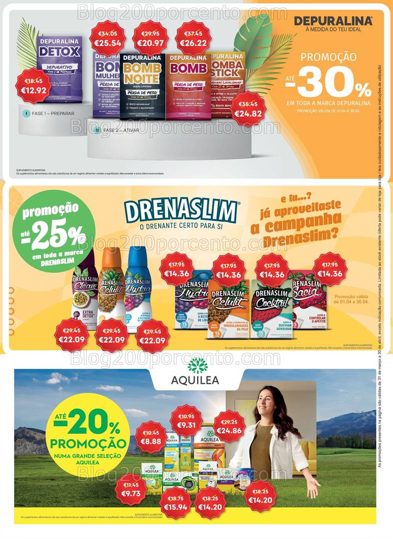 Antevisão Folheto AUCHAN Saúde e Bem Estar Promoções de 31 março a 31 abril
