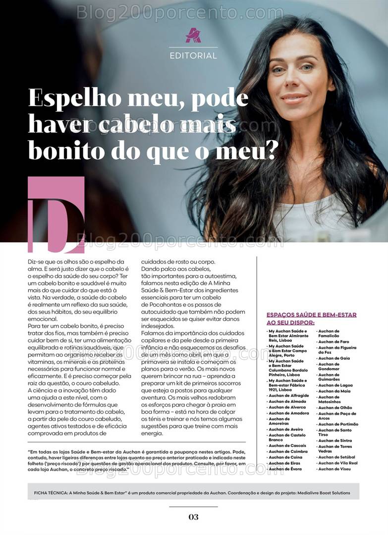 Antevisão Folheto AUCHAN Saúde e Bem Estar Promoções de 31 março a 31 abril