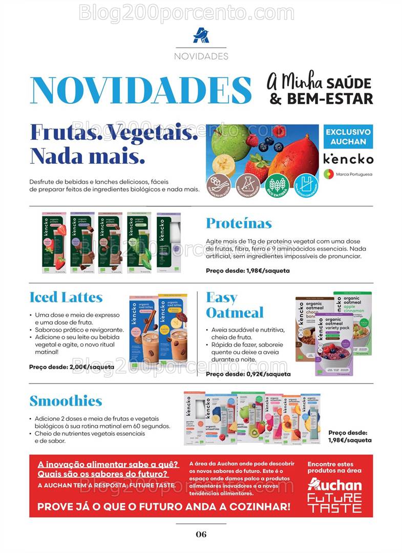 Antevisão Folheto AUCHAN Saúde e Bem Estar Promoções de 31 março a 31 abril