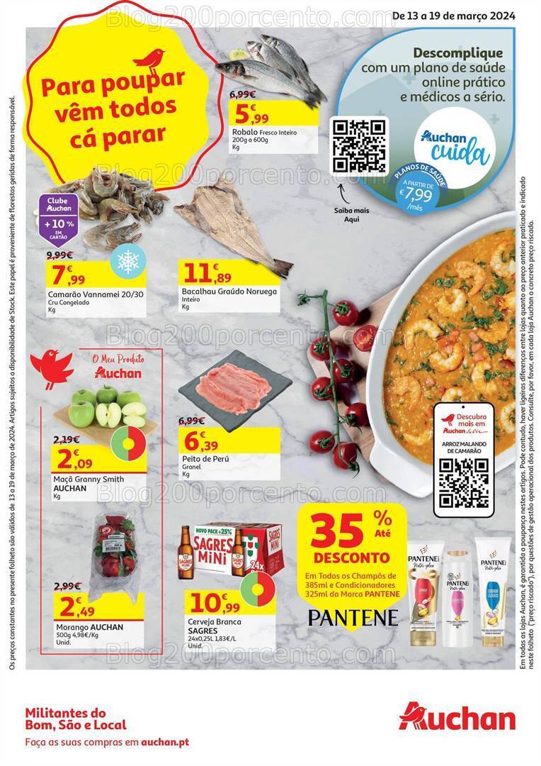 Antevisão Folheto AUCHAN Promoções de 13 a 19 março