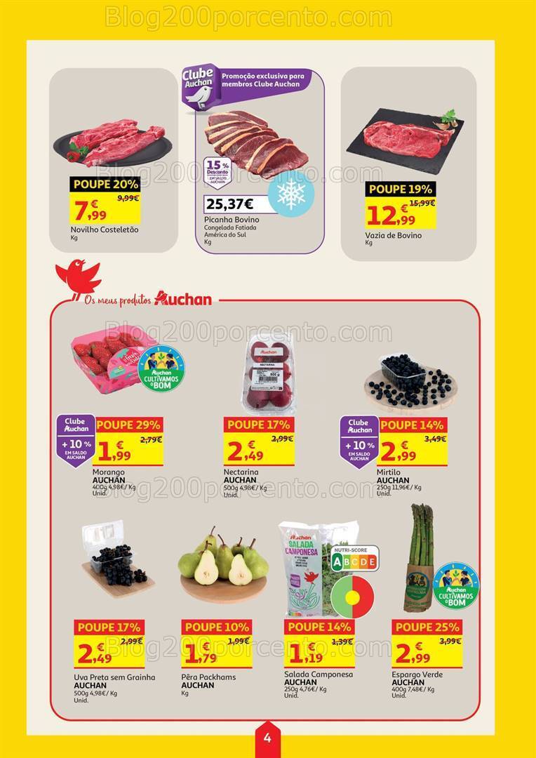 Antevisão Folheto AUCHAN Super Poupança Promoções de 24 a 30 abril