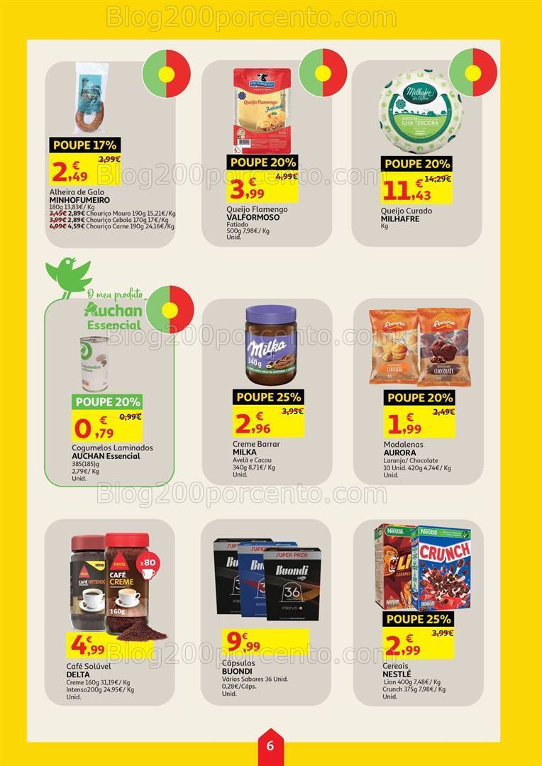 Antevisão Folheto AUCHAN Super Poupança Promoções de 24 a 30 abril
