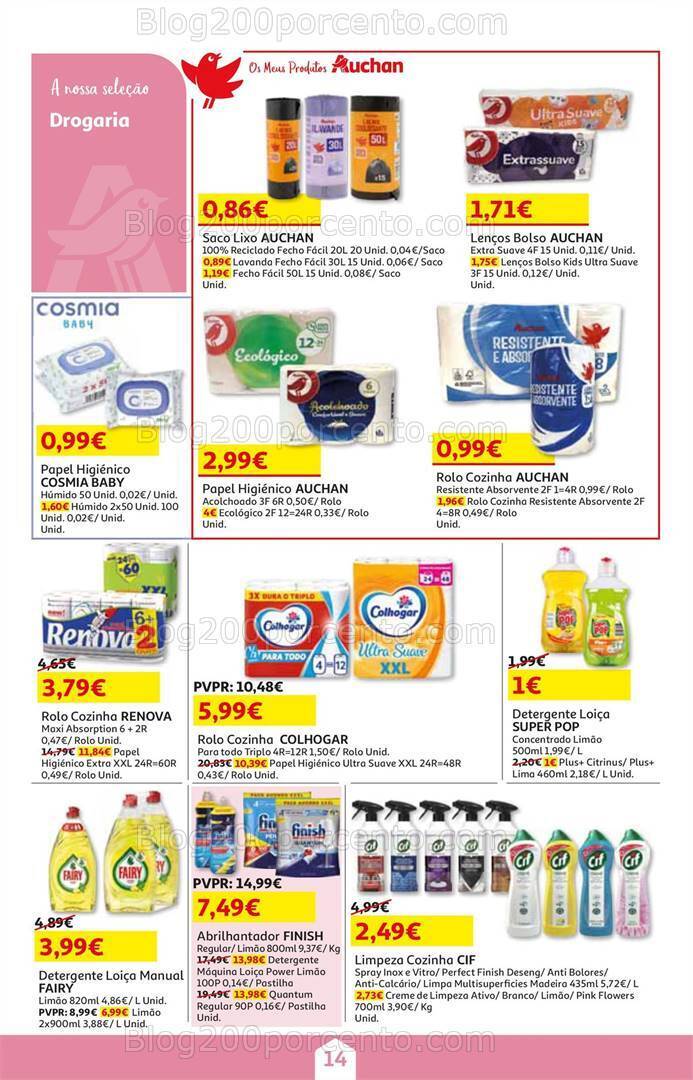 Antevisão Folheto AUCHAN Promoções de 1 a 17 abril