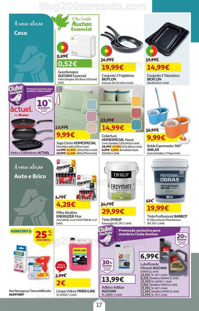 Antevisão Folheto AUCHAN Promoções de 1 a 17 abril