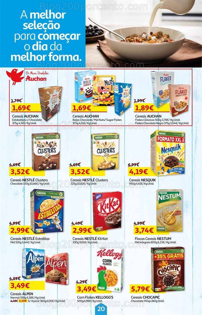 Antevisão Folheto AUCHAN Promoções de 1 a 17 abril