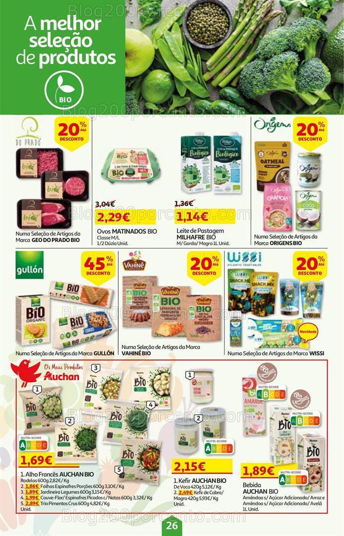 Antevisão Folheto AUCHAN Promoções de 1 a 17 abril