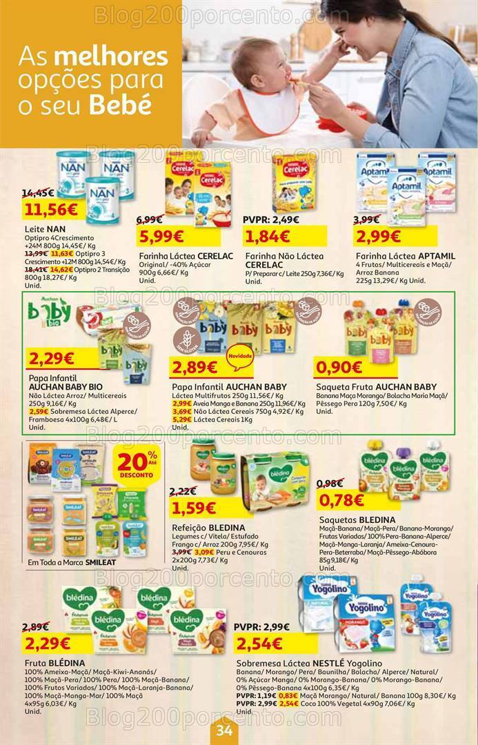 Antevisão Folheto AUCHAN Promoções de 1 a 17 abril