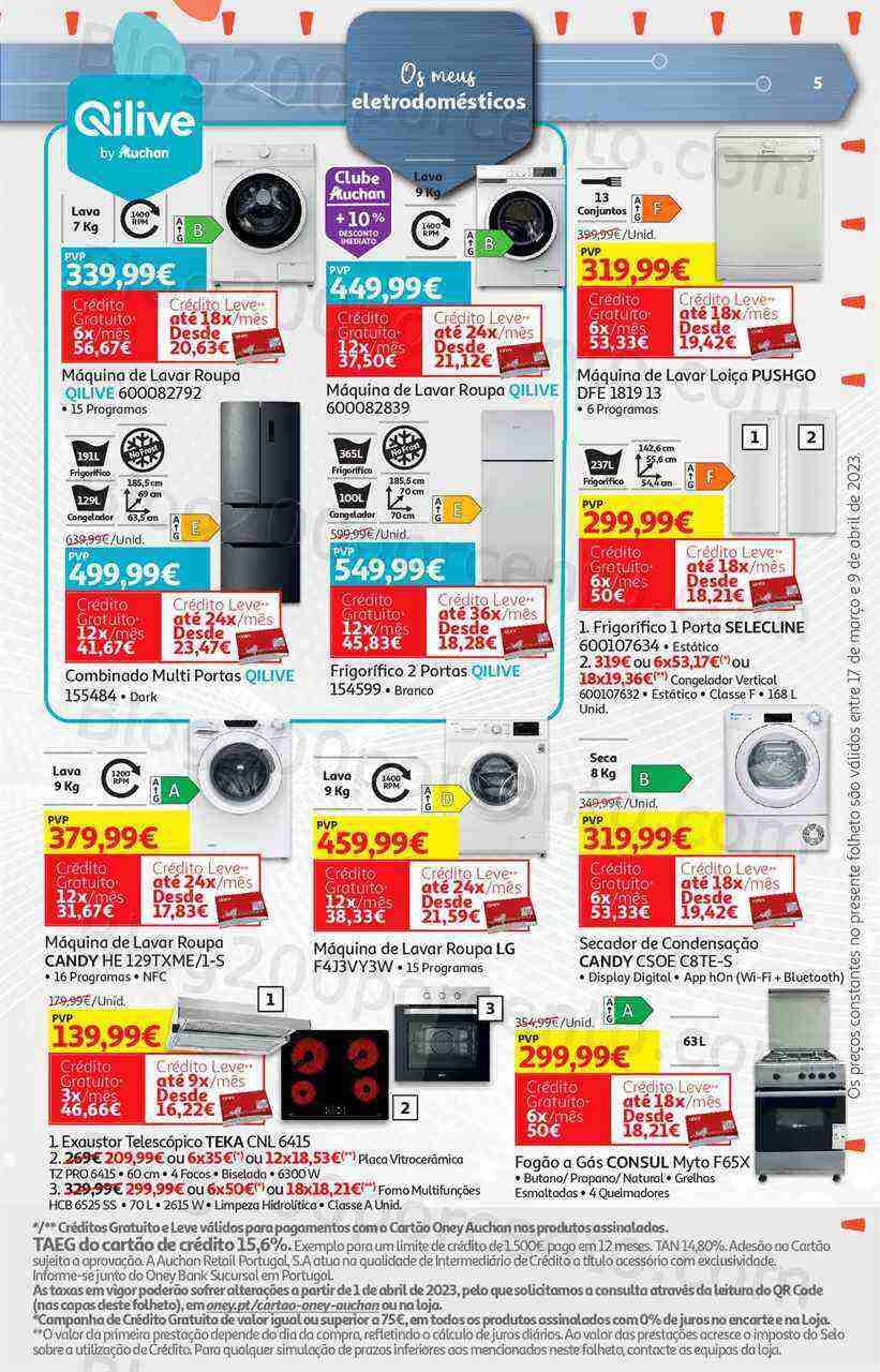 Antevisão Folheto AUCHAN Tecnologia Páscoa Promoções de 17 março a 9 abril