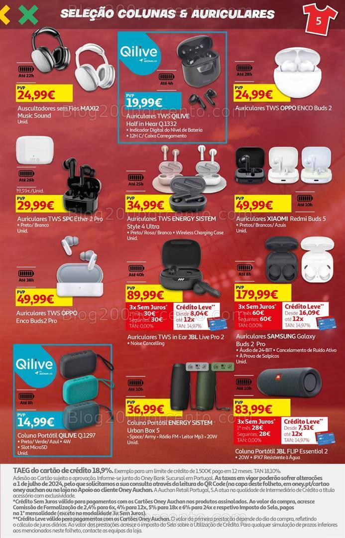 Antevisão Folheto AUCHAN Tecnologia Promoções de 19 junho a 8 julho