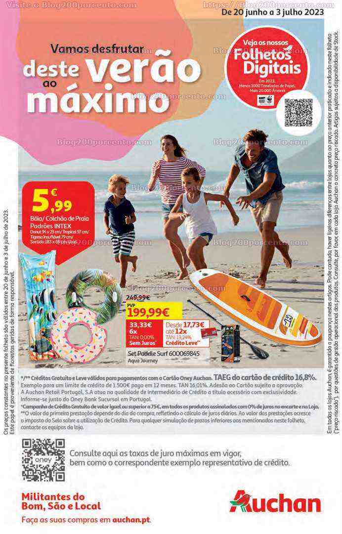 Antevisão Folheto AUCHAN Promoções de 20 junho a 3 junho
