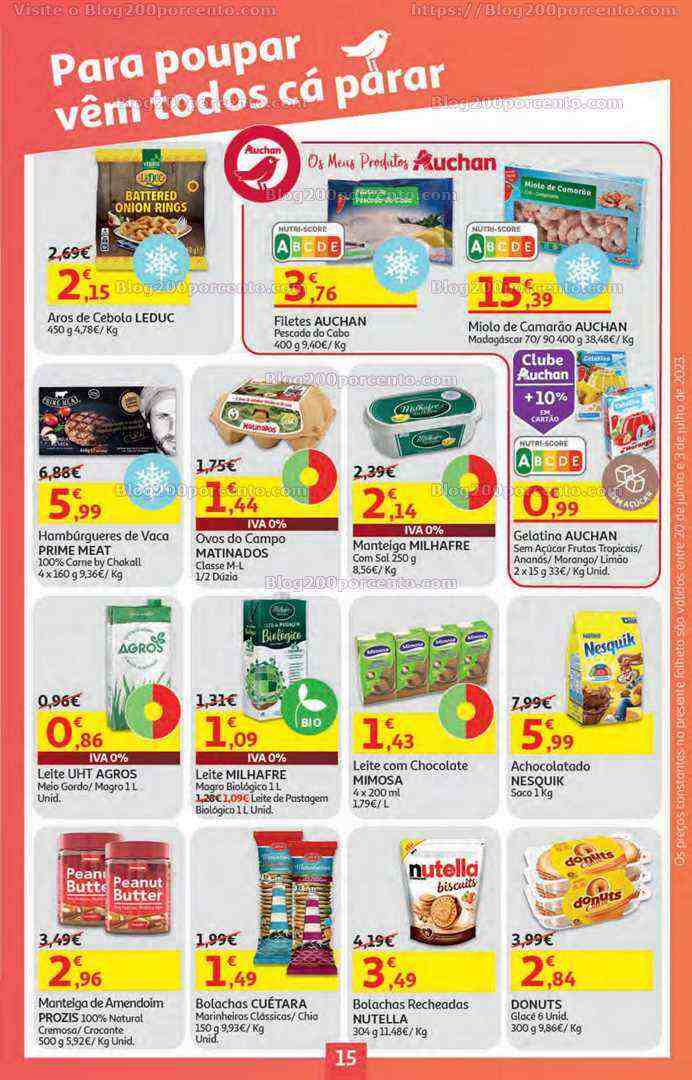 Antevisão Folheto AUCHAN Promoções de 20 junho a 3 junho