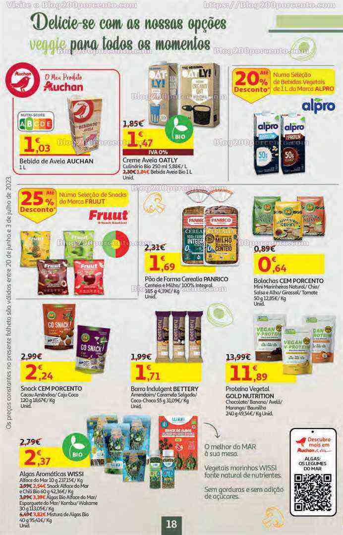 Antevisão Folheto AUCHAN Promoções de 20 junho a 3 junho