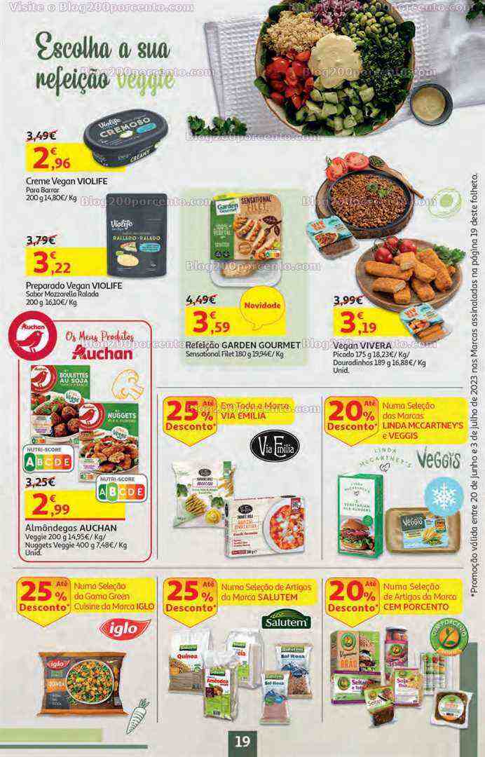 Antevisão Folheto AUCHAN Promoções de 20 junho a 3 junho