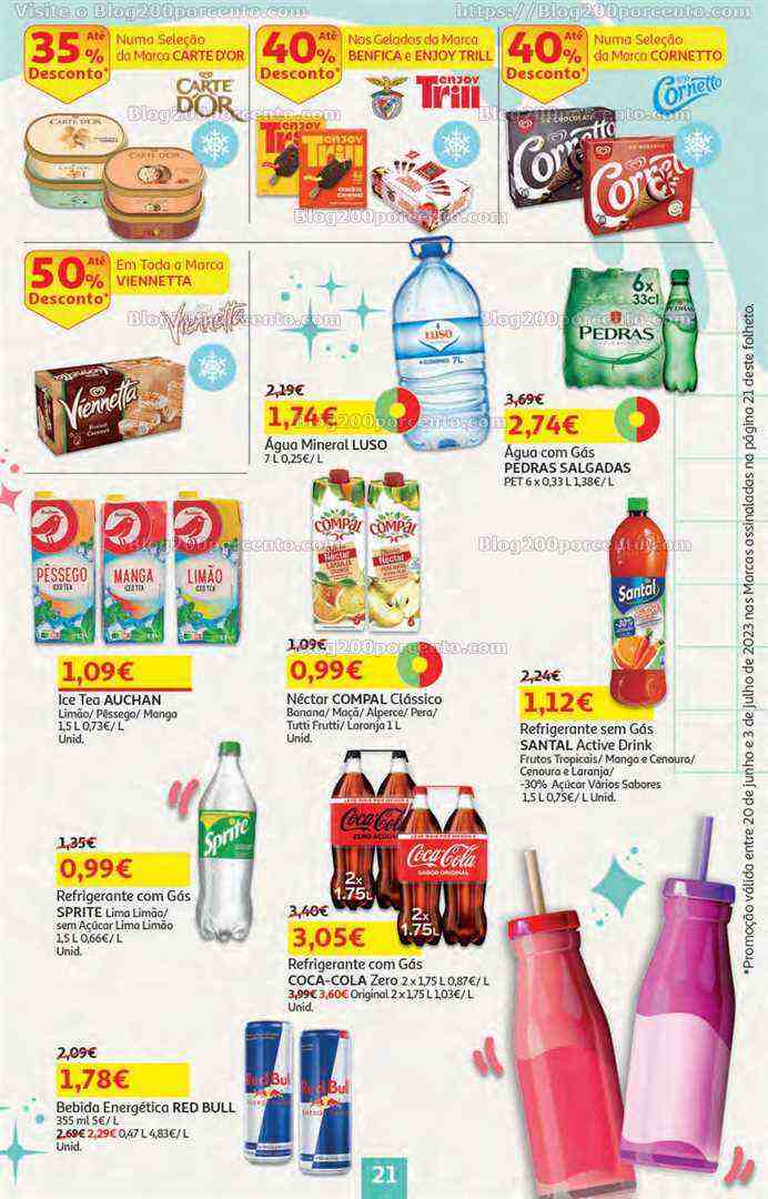 Antevisão Folheto AUCHAN Promoções de 20 junho a 3 junho
