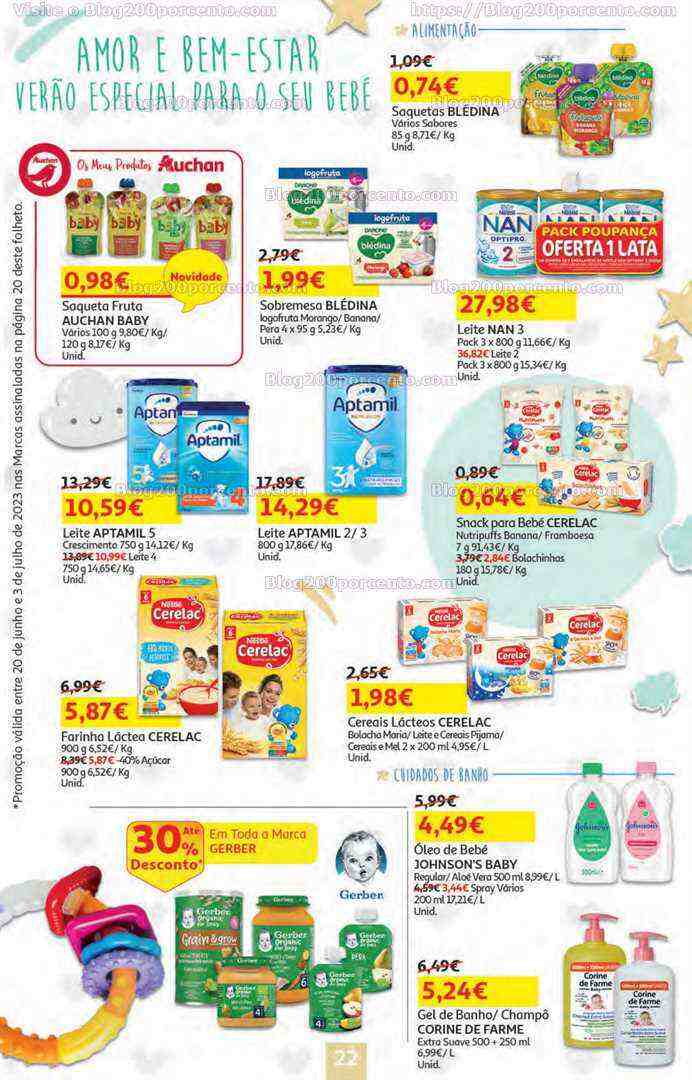 Antevisão Folheto AUCHAN Promoções de 20 junho a 3 junho