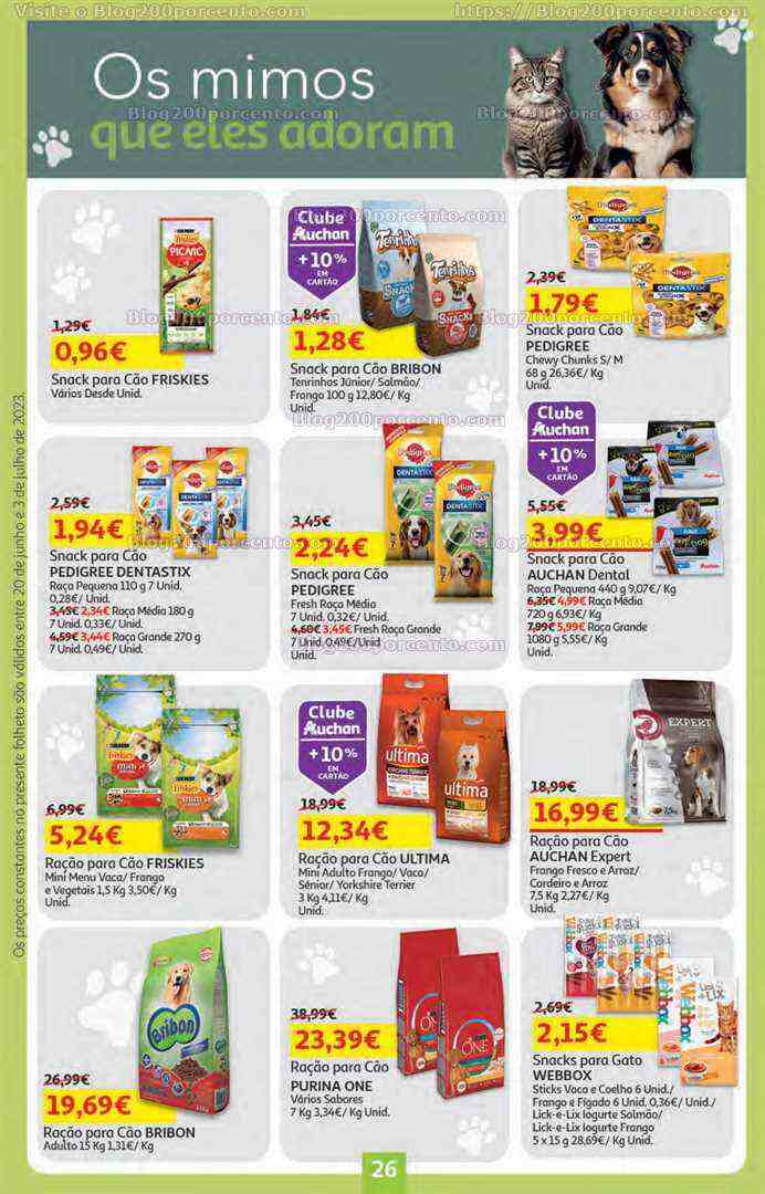 Antevisão Folheto AUCHAN Promoções de 20 junho a 3 junho