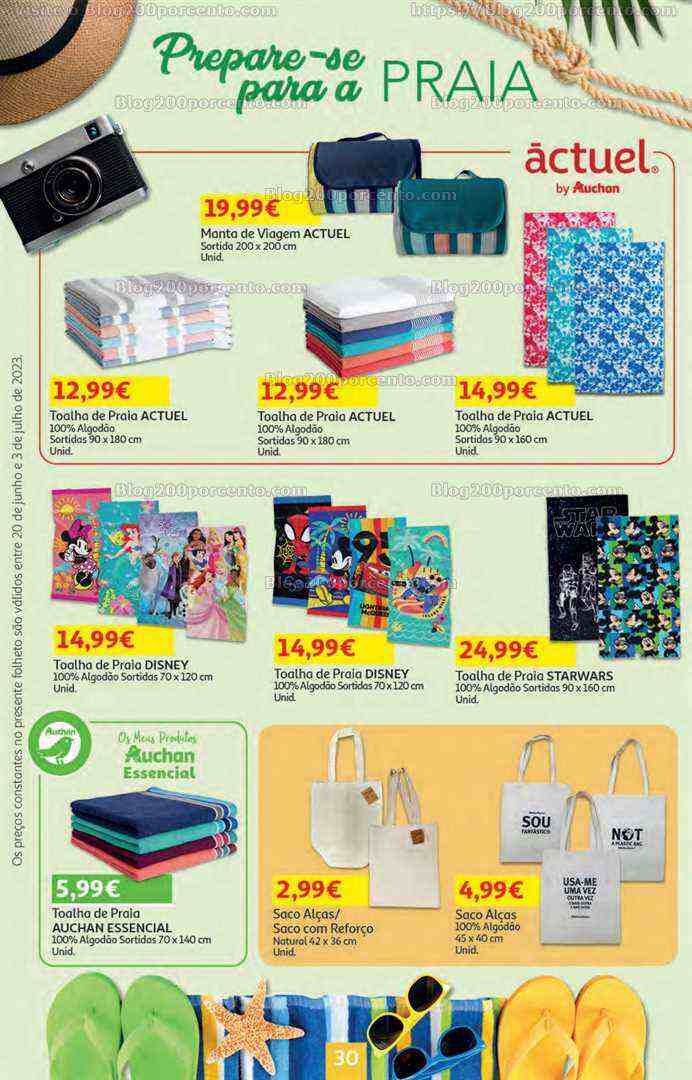 Antevisão Folheto AUCHAN Promoções de 20 junho a 3 junho