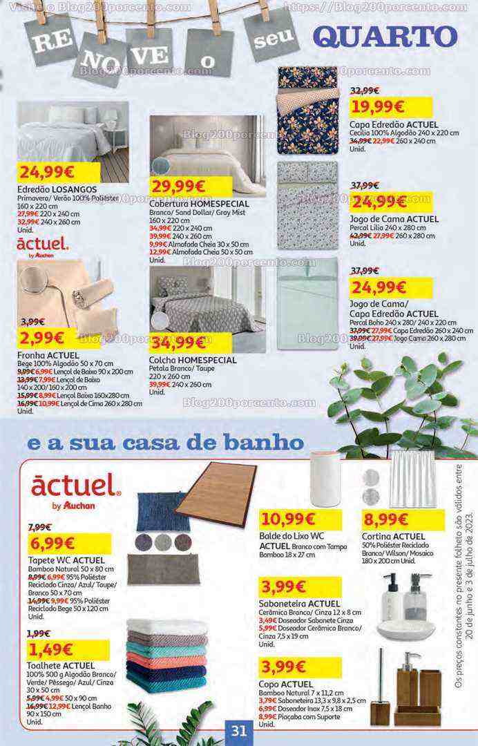 Antevisão Folheto AUCHAN Promoções de 20 junho a 3 junho